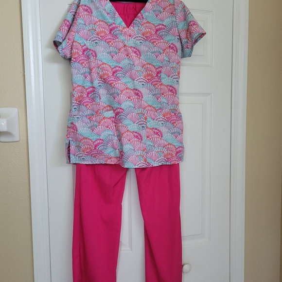 scrub set HH works Healing Hands, Maevn. - Picture 7 of 9